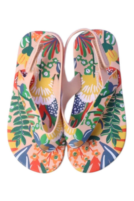 A Multicolour Sandals from Mini Melissa x Ipanema in size 4T for girl. (Back View)