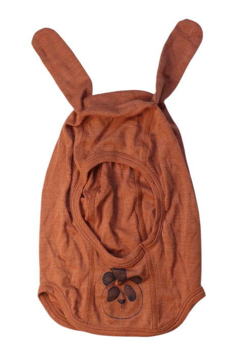 A Brown Winter Hats from Mini Rodini in size 7Y for neutral. (Front View)