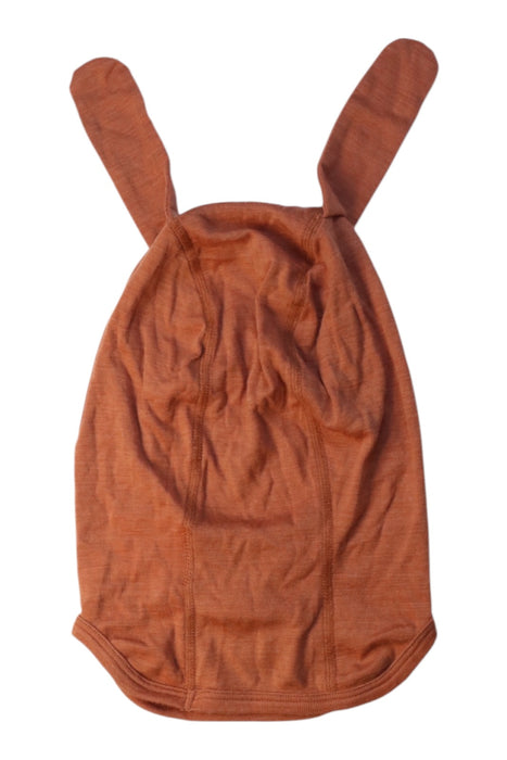 A Brown Winter Hats from Mini Rodini in size 7Y for neutral. (Back View)