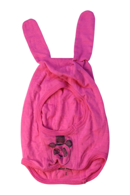 A Pink Winter Hats from Mini Rodini in size 7Y for neutral. (Front View)
