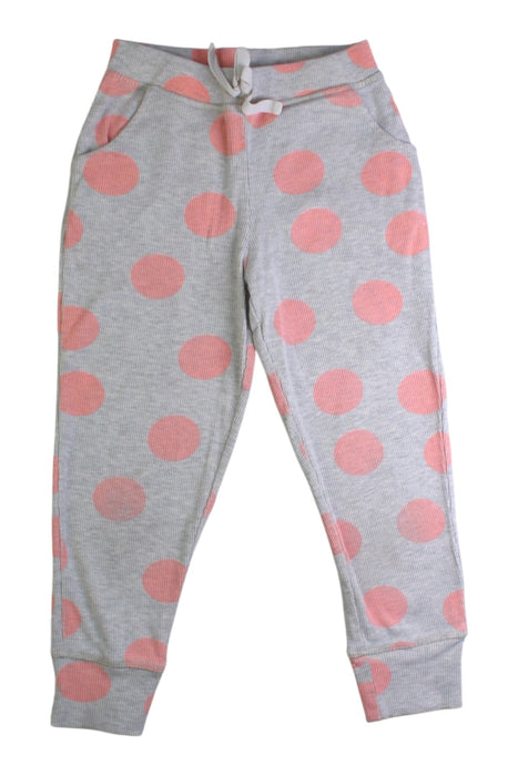 A Grey Sweatpants from Seed in size 4T for girl. (Front View)