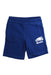 A Blue Shorts from Roots in size 7Y for boy. (Front View)
