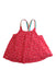 A Red Sleeveless Tops from Joules in size 6T for girl. (Front View)