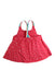 A Red Sleeveless Tops from Joules in size 6T for girl. (Back View)