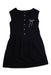 A Black Sleeveless Dresses from Agnes B Enfant in size 4T for girl. (Front View)