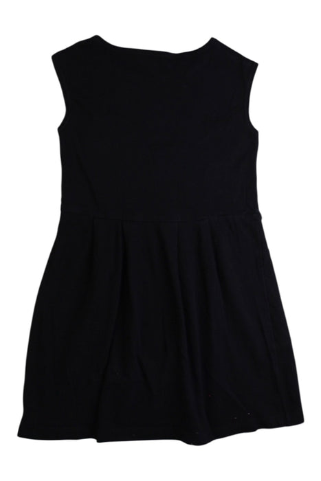 A Black Sleeveless Dresses from Agnes B Enfant in size 4T for girl. (Back View)