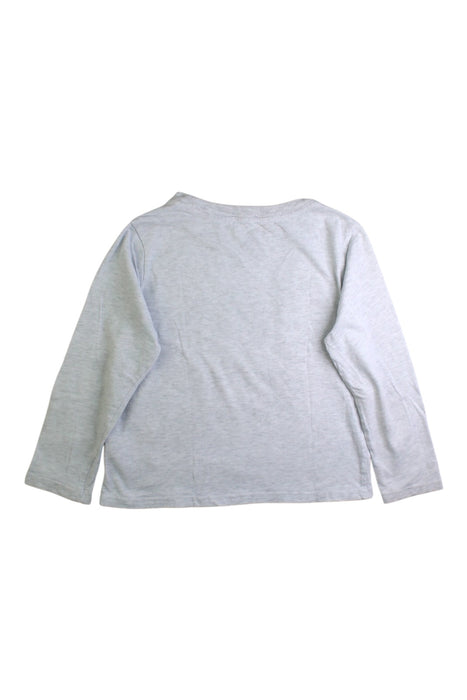 A Grey Long Sleeve T Shirts from Roots in size 5T for boy. (Back View)