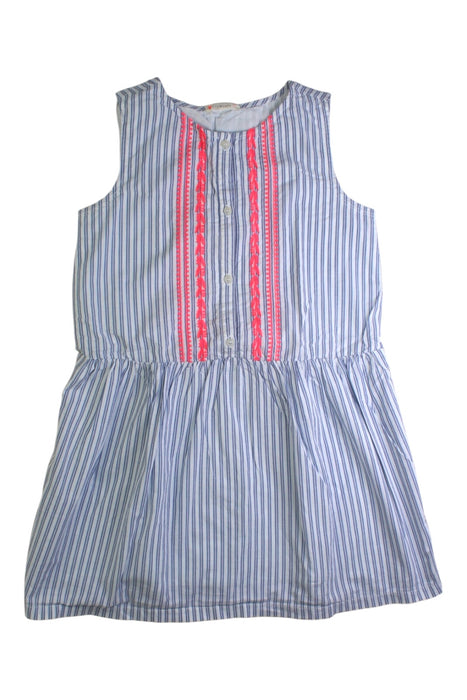 A Blue Sleeveless Dresses from Crewcuts in size 7Y for girl. (Front View)