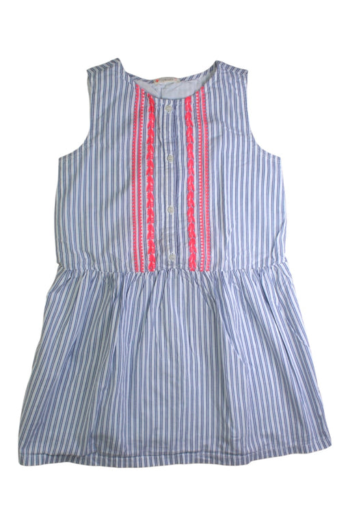 A Blue Sleeveless Dresses from Crewcuts in size 7Y for girl. (Front View)
