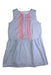 A Blue Sleeveless Dresses from Crewcuts in size 7Y for girl. (Front View)