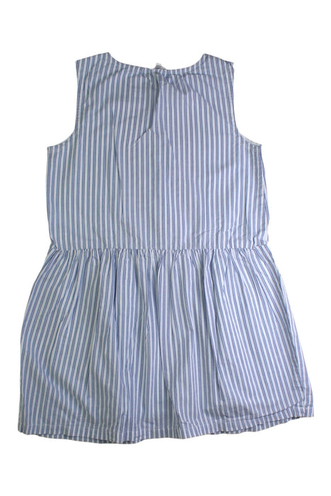 A Blue Sleeveless Dresses from Crewcuts in size 7Y for girl. (Back View)