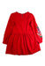 A Red Long Sleeve Dresses from Boden in size 5T for girl. (Back View)