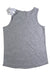 A Grey Sleeveless Tops from Crewcuts in size 6T for girl. (Back View)