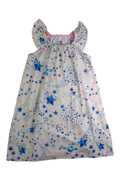 A Blue Sleeveless Dresses from Crewcuts in size 6T for girl. (Front View)