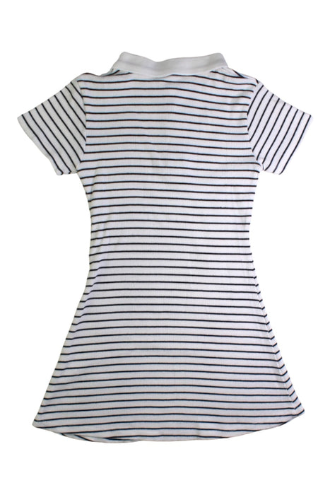 A White Short Sleeve Dresses from Seed in size 8Y for girl. (Back View)