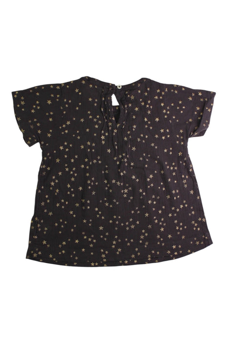 A Black Short Sleeve Tops from Crewcuts in size 7Y for girl. (Back View)
