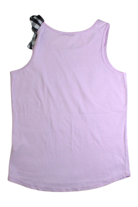 A Purple Sleeveless Tops from Crewcuts in size 6T for girl. (Back View)
