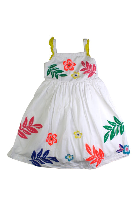A Multicolour Sleeveless Dresses from Boden in size 4T for girl. (Front View)