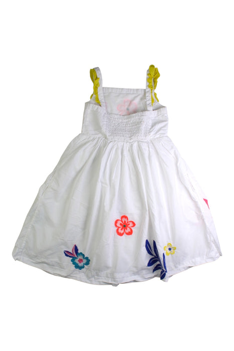 A Multicolour Sleeveless Dresses from Boden in size 4T for girl. (Back View)