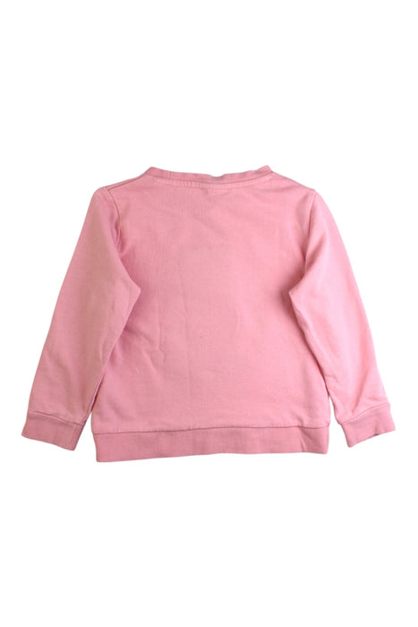 A Pink Long Sleeve Tops from Seed in size 5T for girl. (Back View)