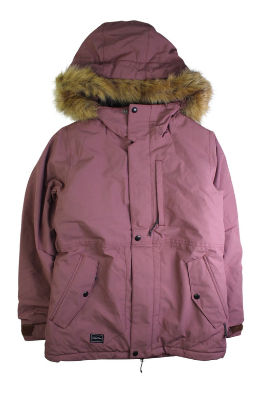 A Pink Puffer/Quilted Coats & Outerwear from Volcom in size 12Y for neutral. (Front View)
