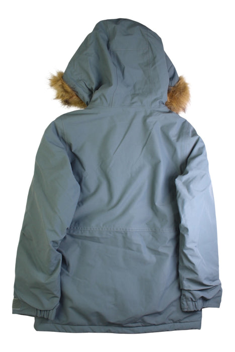 A Grey Puffer/Quilted Jackets from Volcom in size 12Y for neutral. (Back View)
