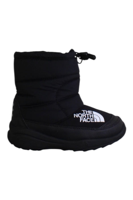 A Black Winter Boots from The North Face in size 10Y for neutral. (Front View)