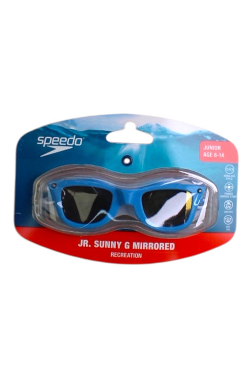 A Blue Sunglasses from Speedo in size 6T for boy. (Front View)