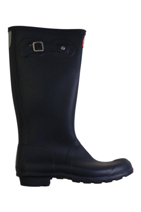 A Black Rain Boots from Hunter in size 12Y for neutral. (Front View)
