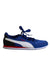 A Blue Sneakers from Puma in size 12Y for boy. (Front View)
