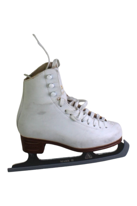 A White Winter Boots from Jackson Ultima in size 14Y for girl. (Front View)