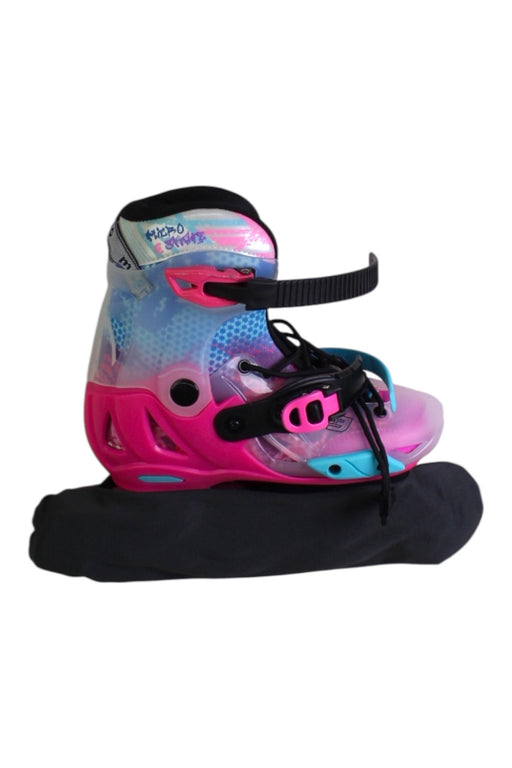 A Multicolour Scooters Rollerblades & Skateboards from Micro in size 7Y for girl. (Front View)