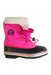 A Black Winter Boots from Sorel in size 5T for girl. (Front View)