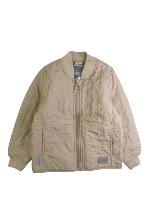 A Beige Puffer/Quilted Jackets from MarMar in size 4T for boy. (Front View)