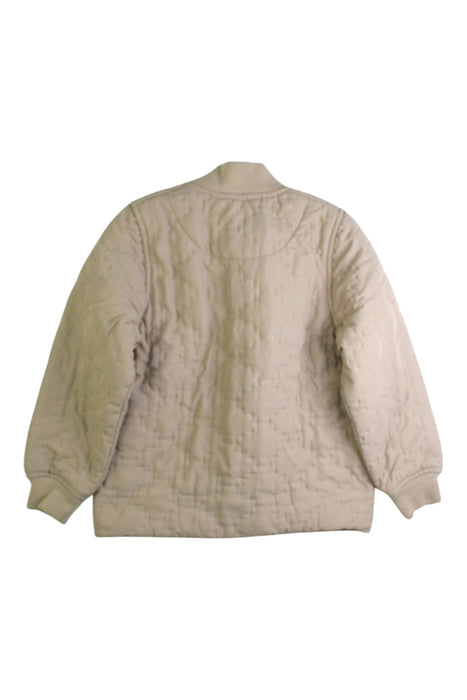A Beige Puffer/Quilted Jackets from MarMar in size 4T for boy. (Back View)