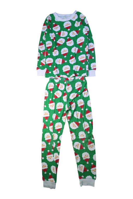A Green Pyjama Sets from Sara's Prints in size 8Y for boy. (Front View)
