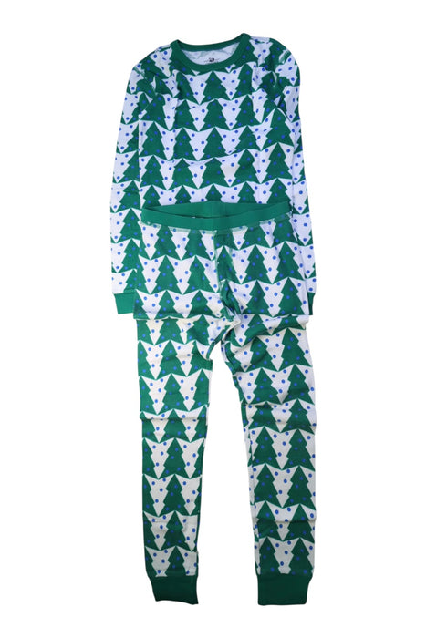 A Green Pyjama Sets from Crewcuts in size 14Y for boy. (Front View)