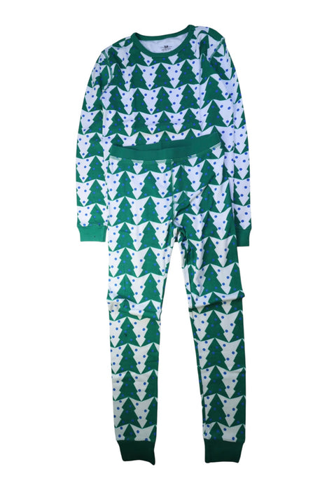 A Green Pyjama Sets from Crewcuts in size 14Y for boy. (Front View)