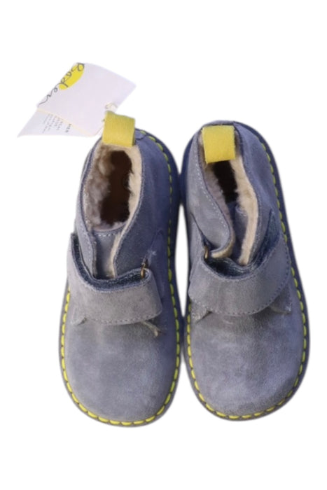 A Blue Booties from Boden in size 3T for boy. (Back View)