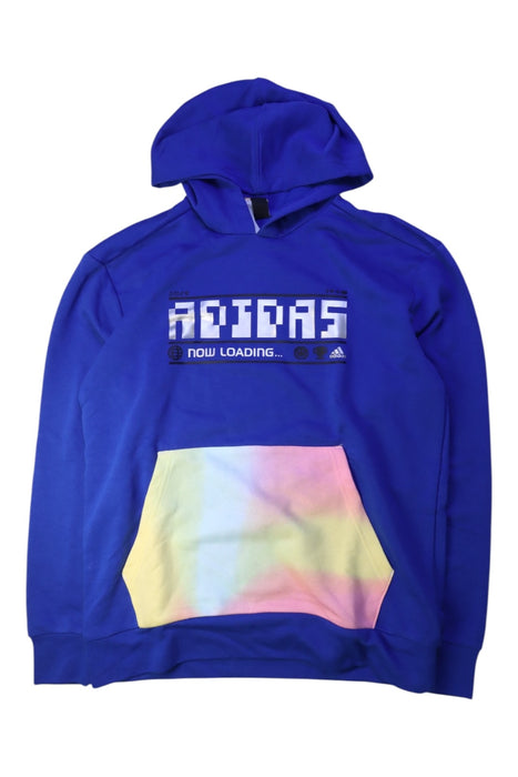 A Multicolour Hooded Sweatshirts from Adidas in size 13Y for boy. (Front View)