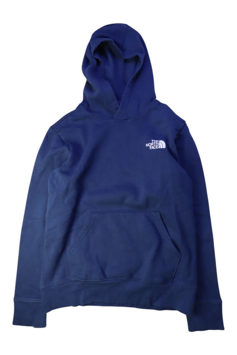 A Navy Hooded Sweatshirts from The North Face in size 12Y for boy. (Front View)