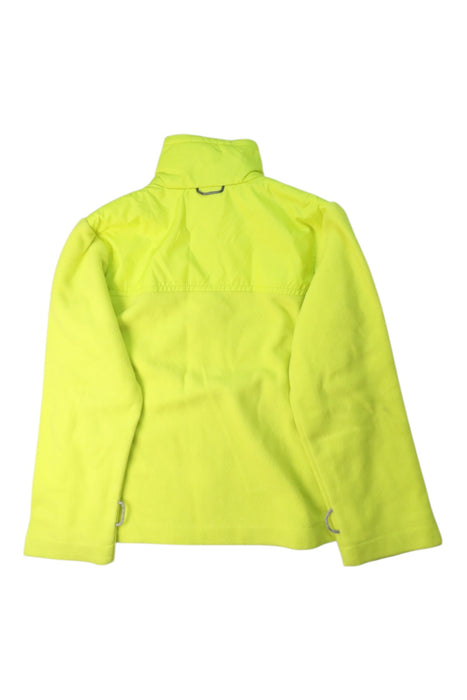 A Yellow Lightweight Jackets from Columbia in size 6T for girl. (Back View)