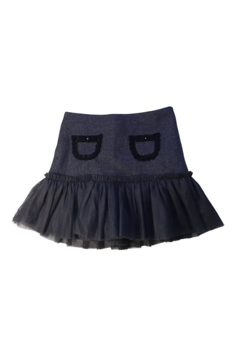 A Navy Tulle Skirts from Nicholas & Bears in size 10Y for girl. (Front View)
