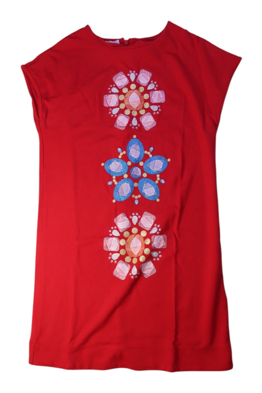 A Red Short Sleeve Dresses from I Pinco Pallino in size 10Y for girl. (Front View)