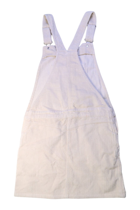 A Ivory Overall Dresses from Calvin Klein in size 12Y for girl. (Back View)