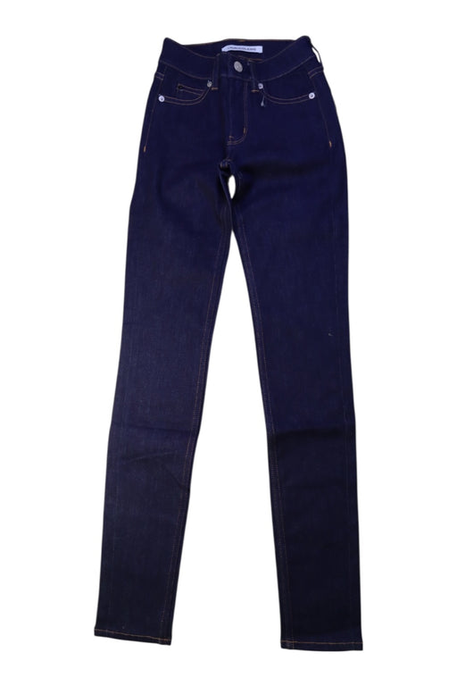 A Navy Jeans from Calvin Klein in size 14Y for girl. (Front View)