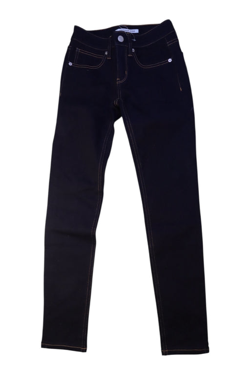 A Black Jeans from Calvin Klein in size 14Y for girl. (Front View)