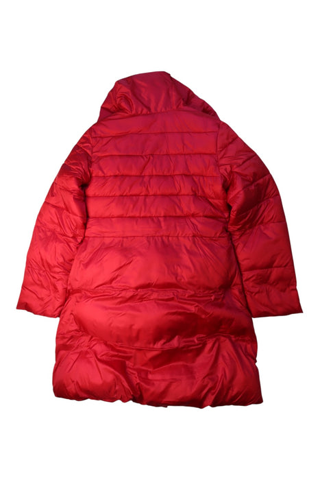 A Red Puffer/Quilted Coats & Outerwear from I Pinco Pallino in size 8Y for girl. (Back View)