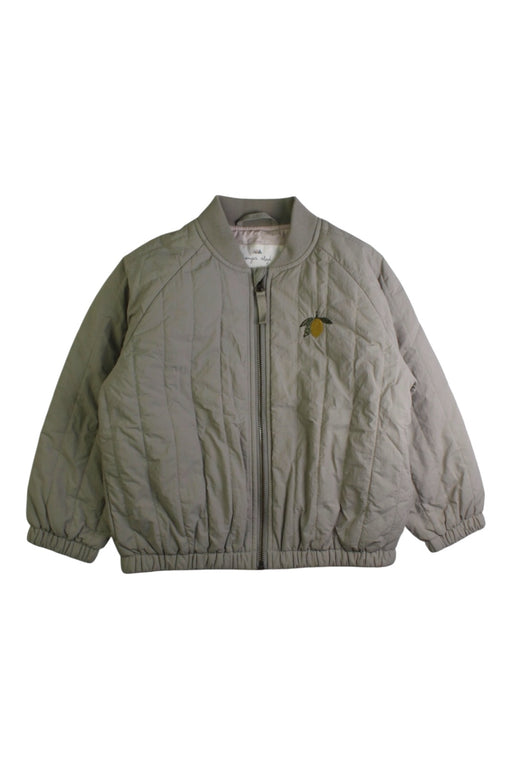 A Grey Puffer/Quilted Jackets from Konges Sløjd in size 4T for neutral. (Front View)