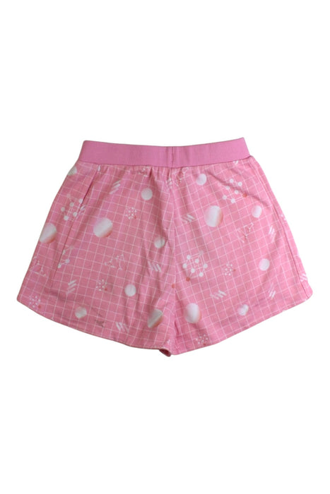 A Pink Shorts from Adidas in size 7Y for girl. (Back View)